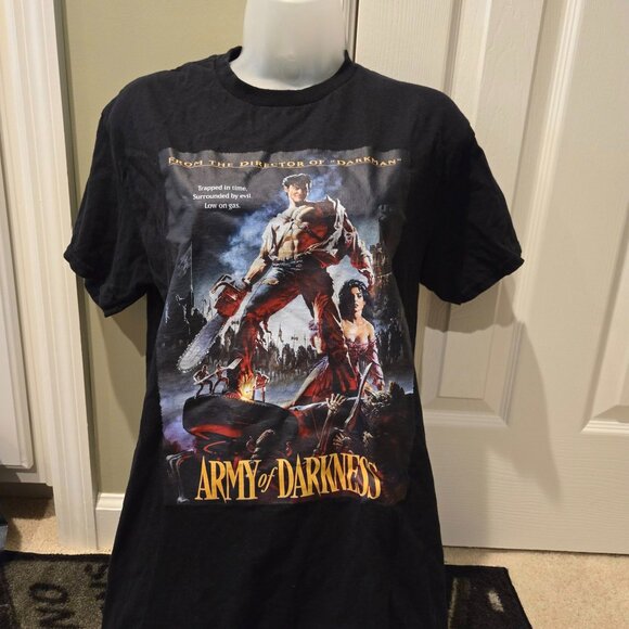 Evil Dead Army of Darkness Movie Poster Graphic T-Shirt Size Medium - Picture 5 of 7